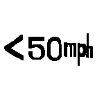 Less Than 50 Mph